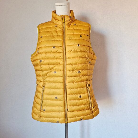 JOULES Goldbee Snug Gilet Puffer Vest Water Resistant Packable Pocket - Picture 1 of 13
